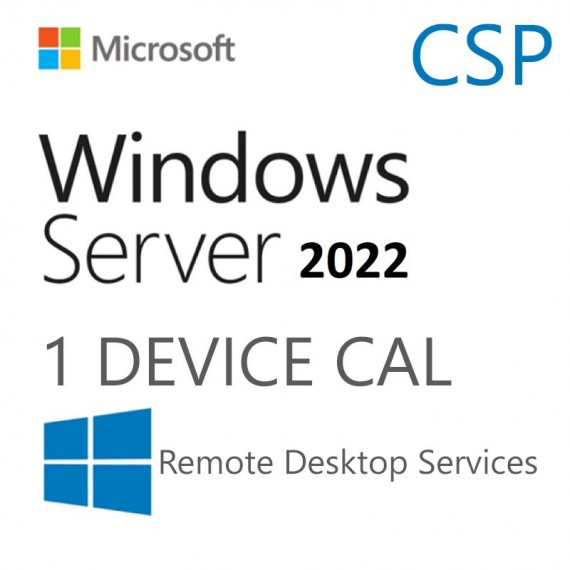 Windows Server 2022 Remote Desktop Services - 1 Device CAL - Commercial