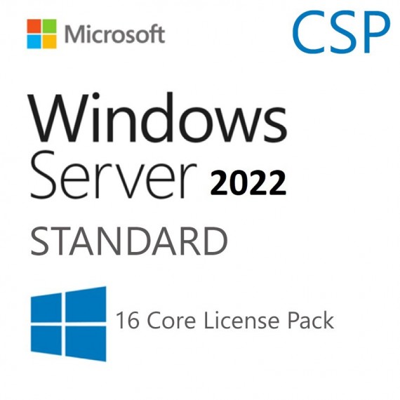 Windows Server 2022 Standard - 16 Core License Pack - Commercial